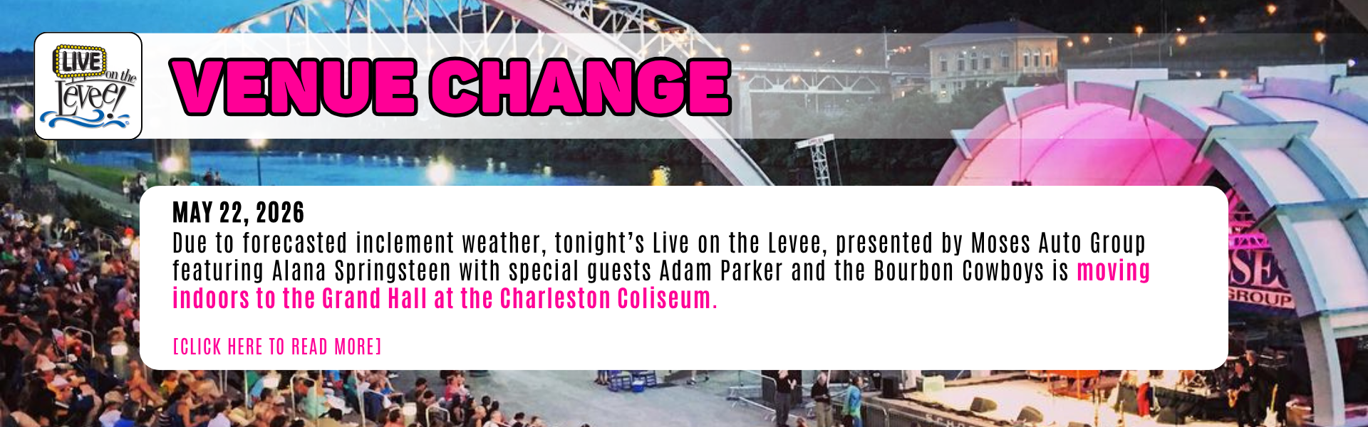 LOTL Venue Change
